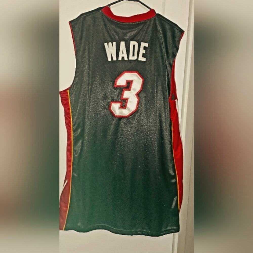 NWT Dwayne Wade Black and Red Basketball Jersey